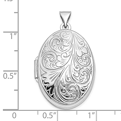 925 Sterling Silver Oval Personalized Photo Locket Necklace Charm Pendant Fine Jewelry For Women Gifts For Her - Image 6