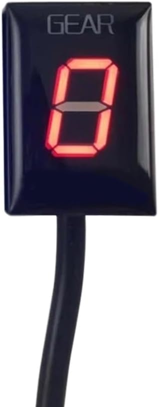 Gear Display Meter Motorcycle 6 Level Speed Gear Display Indicator for YA&MAHA FZ8 FZ6 FZ6R MT01 MT03 Xj6 Xjr400 Xjr1300 YZF R6 R6s Motorcycle Gear Indicator