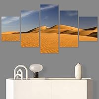 SIGNWIN 5 Panel Canvas Wall Art Modern Art Forest Multicolor Photography Relax/Calm Romantics Scenic for Home Decorations Ready to Hang - 60