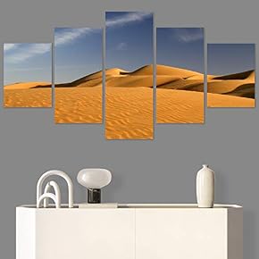 SIGNWIN 5 Panel Canvas Wall Art Modern Art...