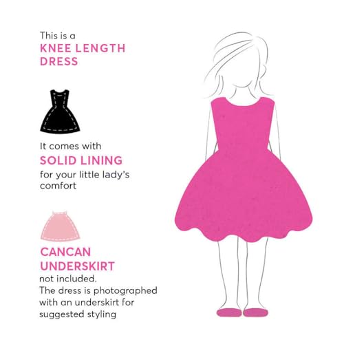 Image of Hopscotch Girls Knee Length Party Dresses