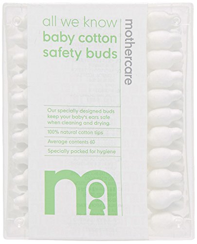 Mothercare Safety Cotton Buds (White, Pack of 60)