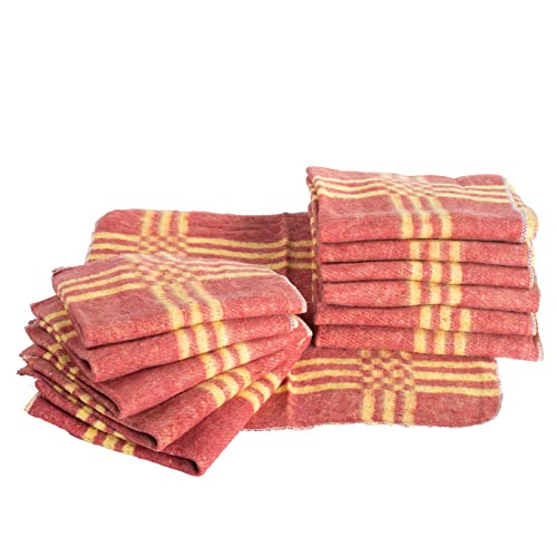 efase Pack 12 Gamuza marrón 2 Caras quitapolvo 40 x 40 cm.