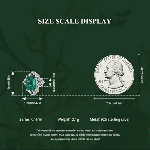 Calavera verde de plata de ley 925 que no pierde color para pulseras 3
