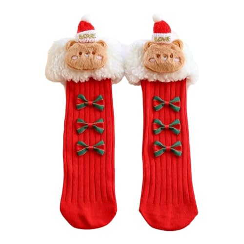 Christmas Women Colorful Fancy Crazy Print Soft Stretchy Novelty Crew Socks - image 1