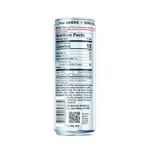 Red Bull Energy Drink, Zero, 12 fl oz (24 Pack) image_2