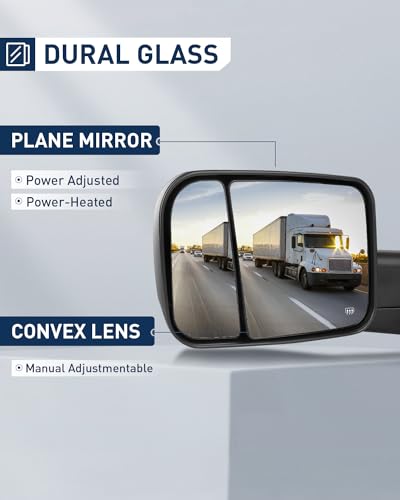 Eccpp ECCPP050726 Towing Mirrors Tow Mirrors Replacement Fit thumb #2