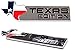 iJDMTOY (1) Chrome Finish 3D Texas Edition Emblem Badges For Ford F-150 F-250 F-350 (Also Universal For Chevy GMC Dodge Trucks)