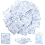 Bomtop 40 Pezzi Bustine di Sacchetti di Gel di Silice per Umidità, 10g Silica Gel Bustine, Silica Gel, Gel di Silice Sacchetti Anti Umidità per Armadi, Cassetti Scarpe, Necessità Giornaliere