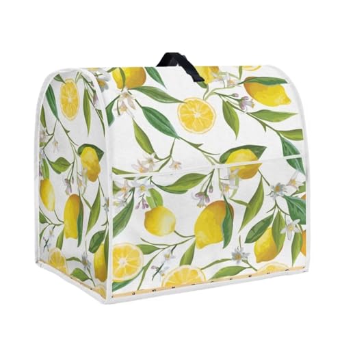 Belidome Cubierta para batidora de alimentos con diseño de limón, antiarañazos, cubierta antipolvo