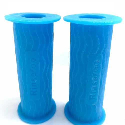 (2 Pack) Replacement Hose Connectors for Rinseroo TUB Faucet & Sprayer, Slip-On Hose Attachment for Cleaning Tubs & Bathing Pets. Faucet Adapter Fits Spouts Up to 3' Wide (Rinseroo Sold Separately)…