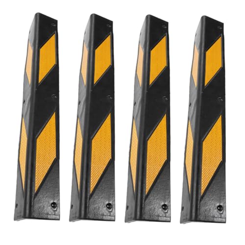 Protections murales en caoutchouc noir LIFKOME pour garage (lot de 4 pcs)