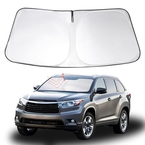 Image of Windshield Sun Shade Sunshade for 2014-2019 Toyota Highlander