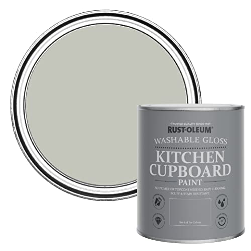 Rust-Oleum Grey Kitchen Cupboard Paint in Gloss Finish - Tyne Fog 750ml