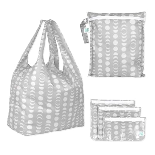 Bumkins Waterproof Travel Packing Pouches Set