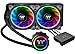 Thermaltake Floe Dual Riing RGB 280 TT Premium Edition PWM TR4 AM4 LGA2066 Ready AIO Liquid Cooling System 280mm High Efficiency Radiator CPU Cooler CL-W167-PL14SW-A