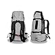 K9 Sport Sack | Hunde Tragerucksack für kleine und mittelgroße Tiere | Vorwärts gerichteter Verstellbarer Hunderucksack | Vollständig belüftet | Tierärztlich zugelassen (Large, Air - Charcoal Grey)