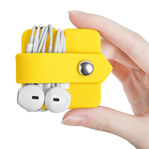 Image of Cord Organizer Earbuds Holder Earphone Wrap Earphones Organizer Headset Headphone Earphone Wrap Winder Cord Manager Cable Winder Set of 2