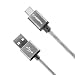 Produktbild USB C Kabel CABBRIX Typ C Kabel Silber [1.5m] Datenkabel Nylon Ladekabel für Type C Geräte Samsung Galaxy S10/S9/S8