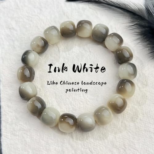 Image of MUDI Bracelet For Women, Bodhi Seed Beads Bracelets Fidget Healing Energy Protection Stretch to My Man Jewelry Gift