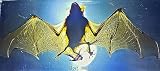 HQRP-Crystal Bat Open Wings Lucite