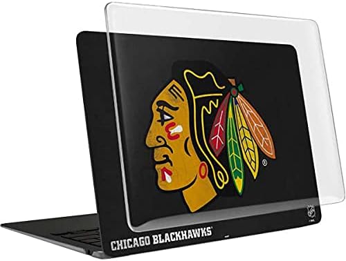 Skinit Case + Skin Compatible with MacBook Air 13in (2020) - Officially Licensed NHL Chicago Blackhawks Distressed Design