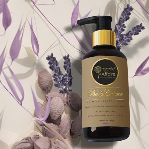 Image of Organic Affaire All Natural Body Lotion (All Skin) Lavender, Chamomile, Rosehip Body Lotion | No Paraben, Mineral Oil, Alcohol or SLS | 300ml