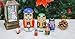 AMOR PRESENT Nutcracker Nesting Dolls, 5pcs Russian Matryoshka Dolls Christmas Nutcracker Figures Handmade Wooden Set