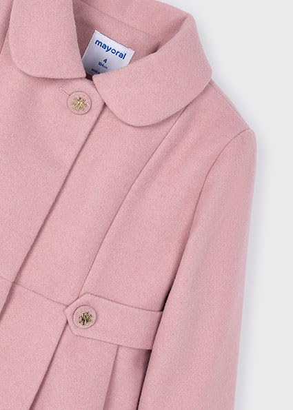 Mayoral Abrigo invierno niña 8 años - 128 cm color rosa antiguo