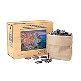 Buffalo Games - Cinque Terre Wood Puzzle for Adults -Standard Cut Pieces - Ages 14 and Up