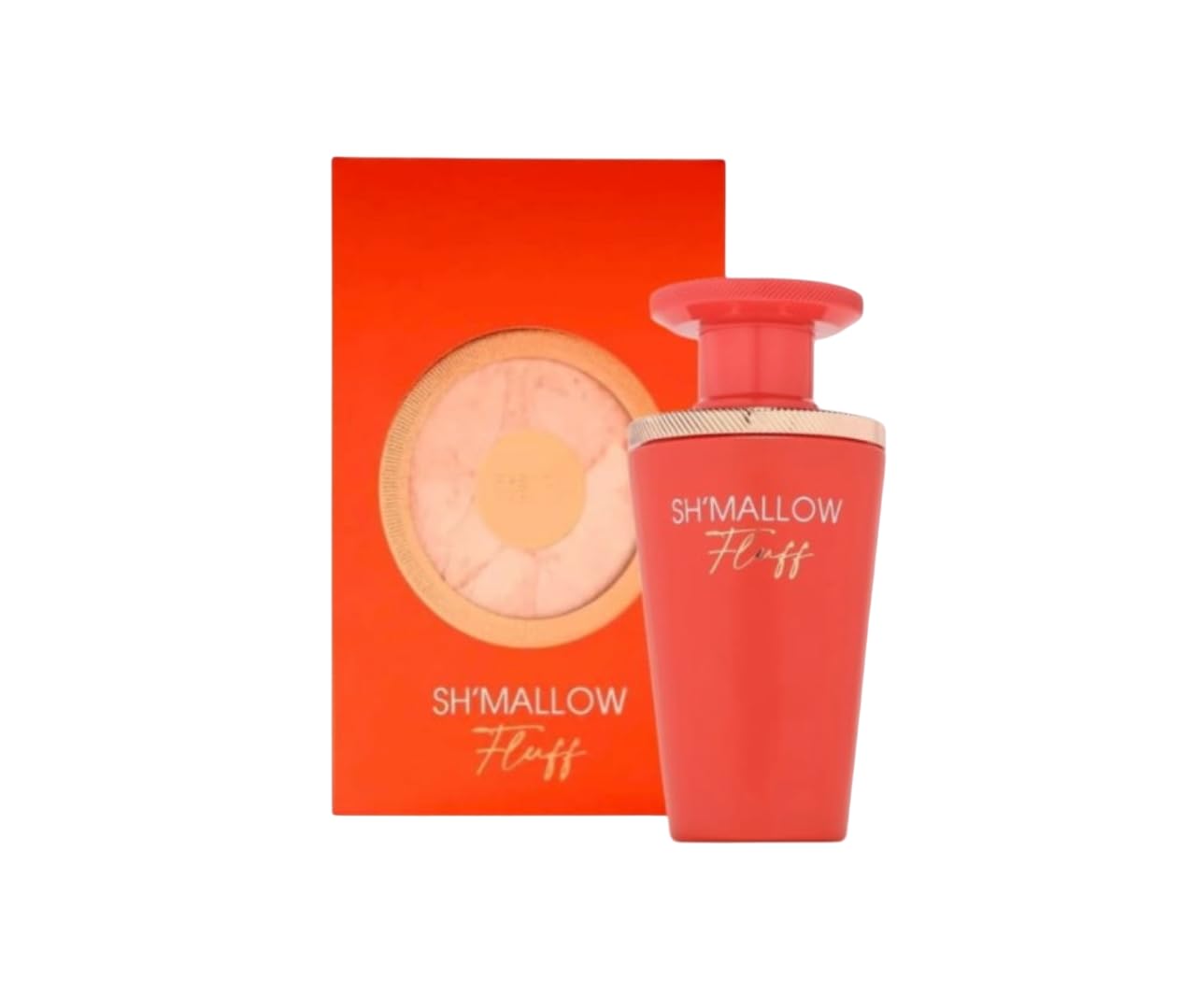 Perfume SH’MALLOW Fluff Eau de Parfum 100ML, Perfume Árabe para Mujer de Larga Duración, Incluye Atomizador Recargable, Fragancia Dulce con Notas de Malvavisco, Vainilla y Almizcle (Sh'Mallow Fluff)