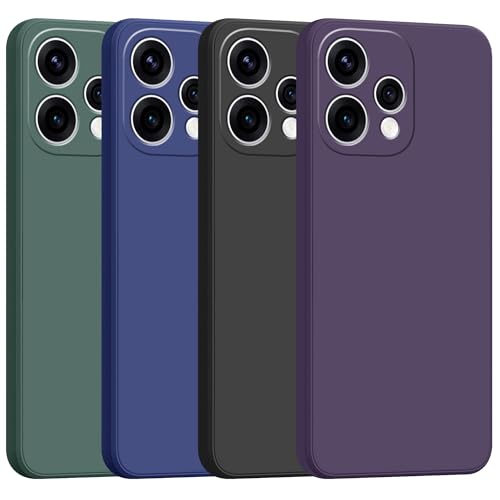 Image of amazon basics Back Cover for Oppo Reno 15 5G | Ultra Slim Soft Rubberised Case | Matte Silicone Flexible Mobile Case | Camera Protection - Green