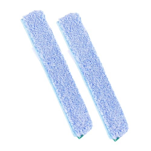 COLLBATH 2 Piezas Paños de Repuesto de Microfibra para Limpiavidrios Lavables Reutilizables Fundas para Limpiador de Ventanas Accesorios de Limpieza
