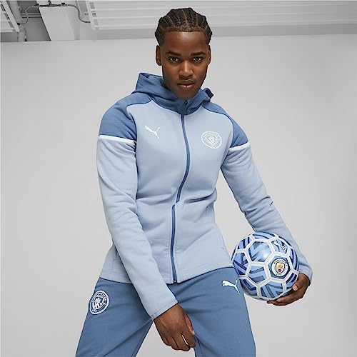MCFC PUMA 772904-20 Casuals Hooded Jkt Giacca