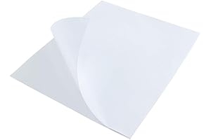 L LIKED Printable Adhesive Paper Sheets: Professional Matte Finish for Laser and...