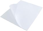 L LIKED 100 Sheets Full Page Label Papers, 8.5 x 11 in Printable White Sticker Paper for Inkjet & Laser Printer - Matte