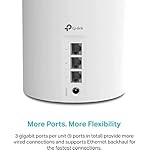 TP-Link Deco X55 AX3000 WiFi 6 Mesh System - Covers up to 6500 Sq.Ft, Replaces Wireless Router and Extender, 3 Gigabit Ports per Unit, Supports Ethernet Backhaul, Deco X55(3-Pack) - Image 5