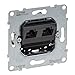 Produktbild LEGRAND, SEANO Datendose 2 x RJ45, Einsatz, Kat. 6, UTP, ungeschirmt, 765060