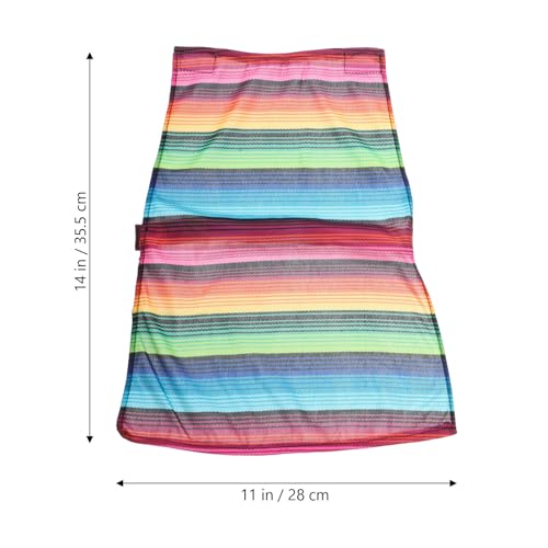 Disfraz Poncho Mexicano Multicolor para Perro Pequeño miniatura 2