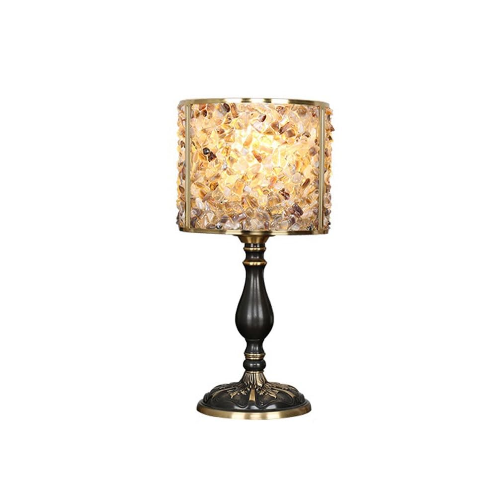 Zeng25liangOu-12 Bedside Lamps Simple Desk Lamp Bedside Crystal Night Light Bedroom Sleep Lighting