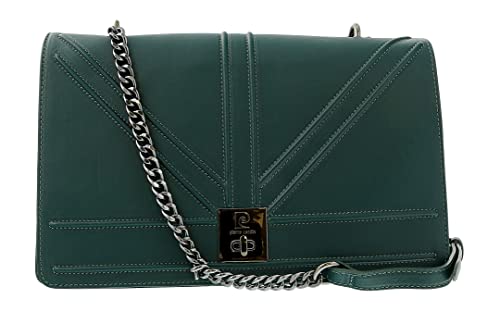 Pierre Cardin Teal Leather Medium Structured Shoulder Bag2