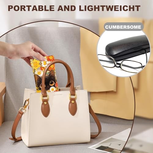 Image of Anikathy 2Pcs Sunglass Eyeglass Glasses Case Soft PU Leather with Cleaning Cloth Portable Glasses Pouch Bag for Men Women