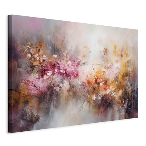 Toile abstraite de fleurs pour salon et chambre décoration murale colorée