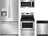 Frigidaire 4-Piece Kitchen Appliance Package with FFHB2750TS 36 French Door Refrigerator FFEF3052TS...