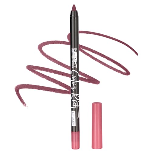 Image of INSIGHT Color Rich Lip Liner| Intense Pigment| Enriched with Jojoba Oil & Vitamin E| Defines, Shapes & Nourishes Lips | Long-Lasting |Wave of Sangria -1.5g