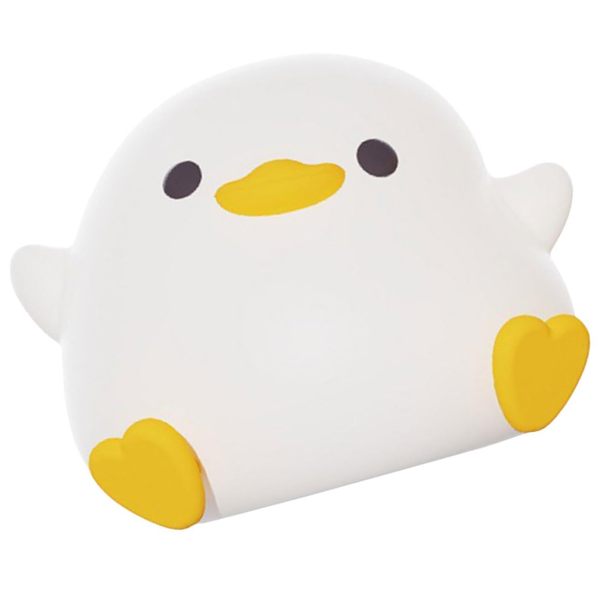 Veilleuse Canard en Silicone Souple, Lampe de Chevet Dessin Animé