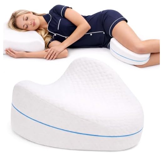 Contour Legacy Leg & Knee Foam Support Pillow - Soothing Pain Relief for Sciatica, Back, Hips, Knees, Joints - As Seen on TV