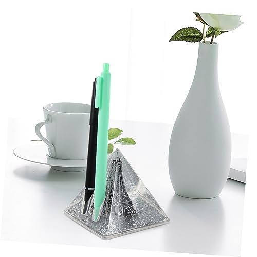 Porte-stylo de décoration pyramide pour résoudre le désordre de bureau - 3
