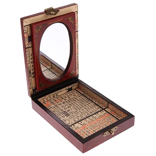 barenx Estojo de madeira requintado acessório de maquiagem ornamento de decoração de casa