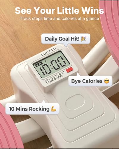 Image of Merach Rocking Steppers for Exercise at Home, 3D Motion Stair Stepper with Resistance Bands for Full Body Workout & Low-Impact Balance Board, 330 LBS Loading Capacity Exercise Equipment